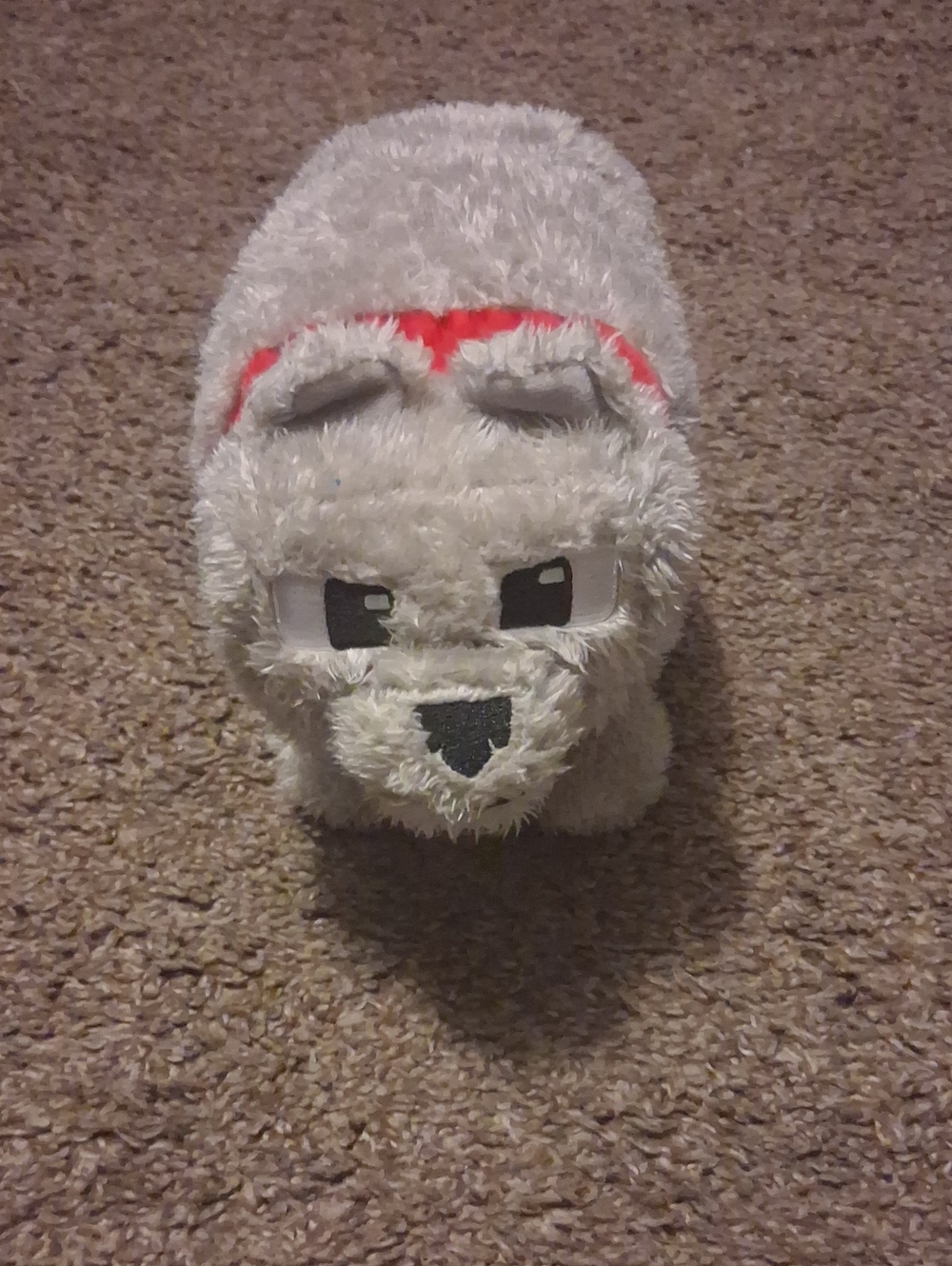Mattel Minecraft Movie Plush Wolfe (Dennis)